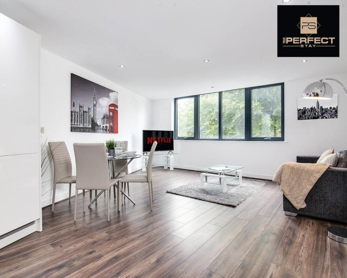 Luxe Modern Apartment By Your Perfect Stay Short Lets Birmingham Buitenkant foto