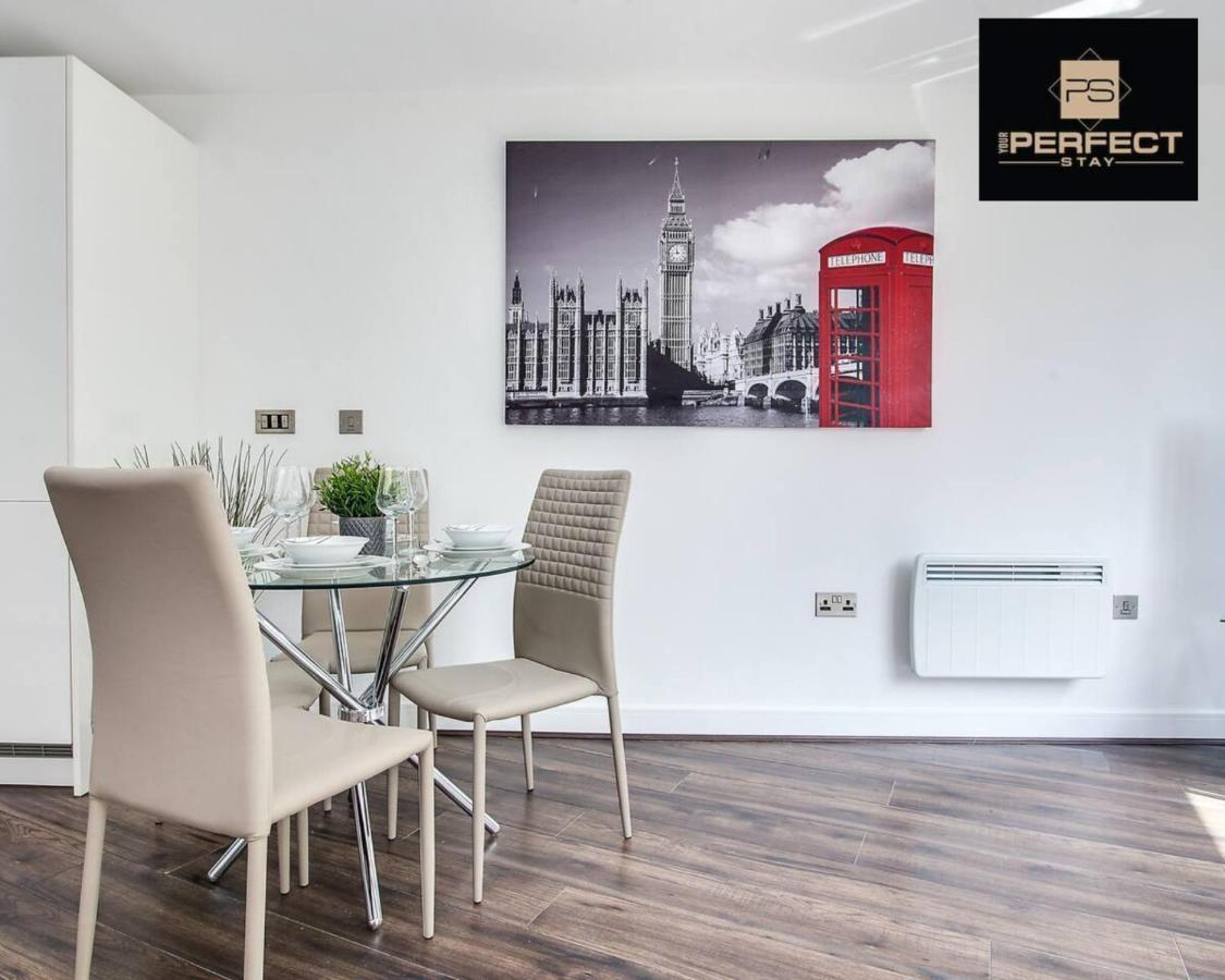 Luxe Modern Apartment By Your Perfect Stay Short Lets Birmingham Buitenkant foto