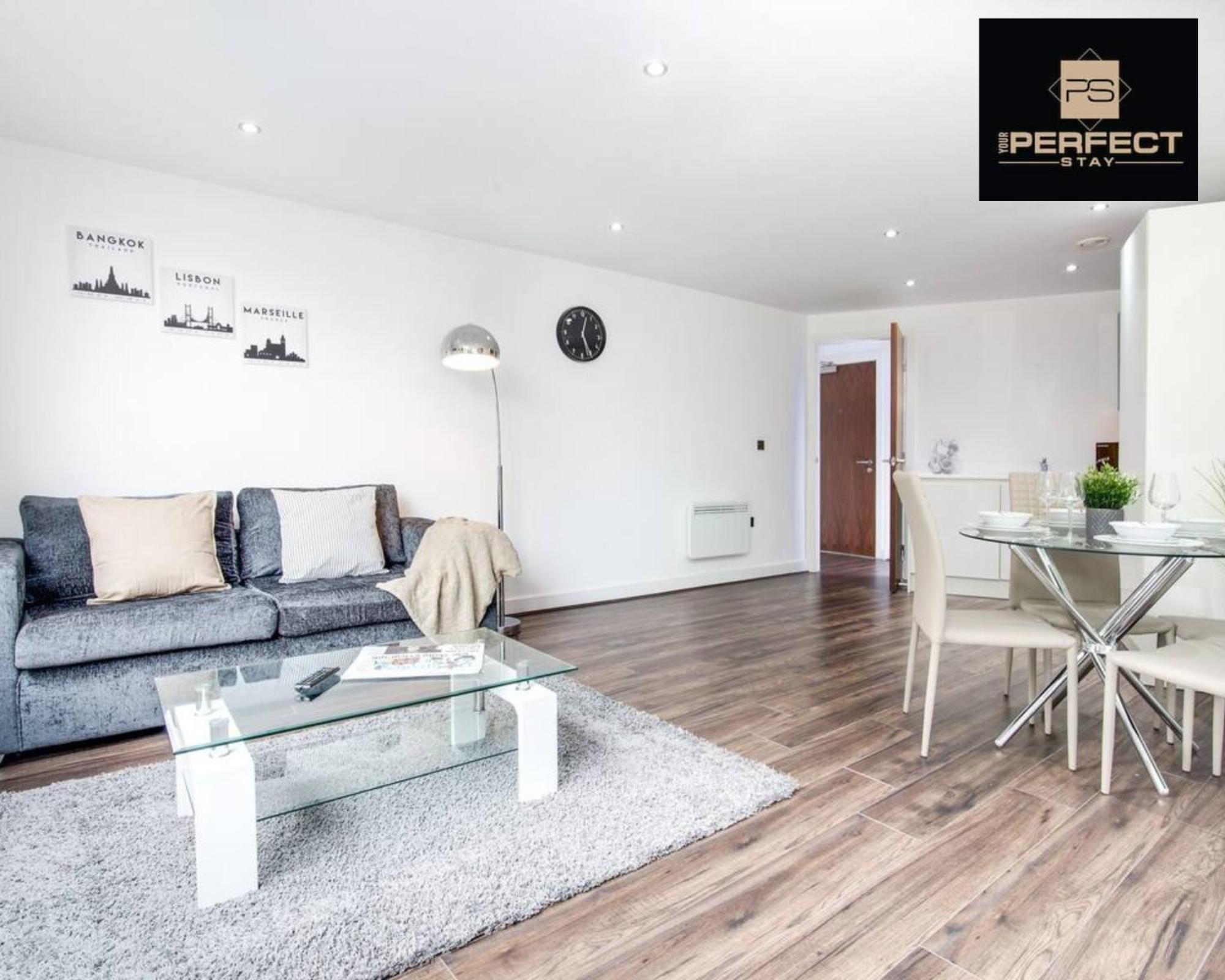 Luxe Modern Apartment By Your Perfect Stay Short Lets Birmingham Buitenkant foto