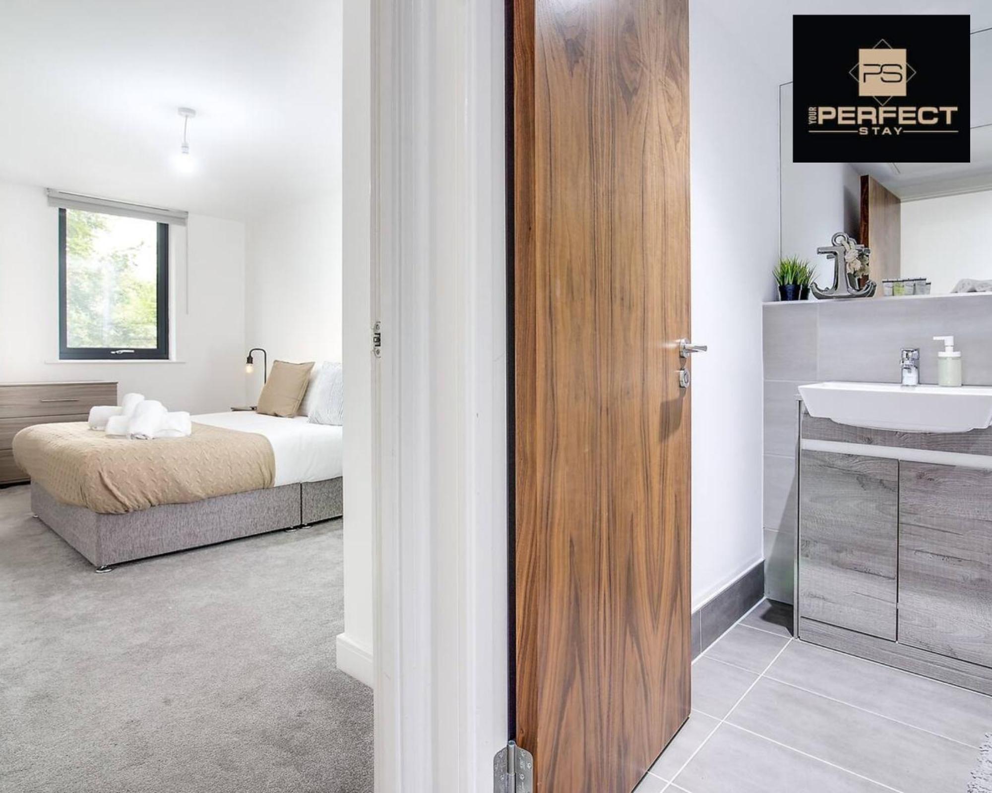 Luxe Modern Apartment By Your Perfect Stay Short Lets Birmingham Buitenkant foto