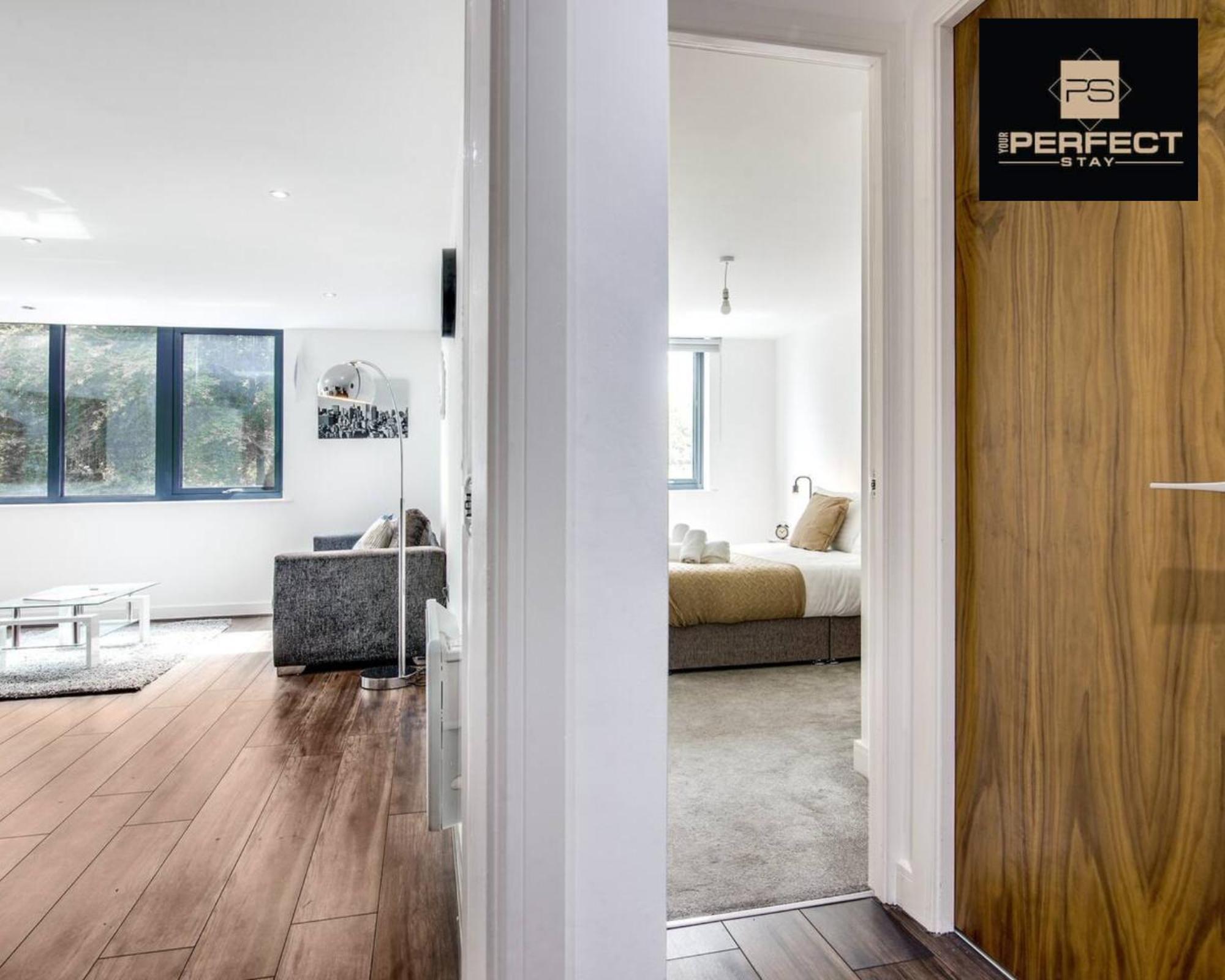Luxe Modern Apartment By Your Perfect Stay Short Lets Birmingham Buitenkant foto