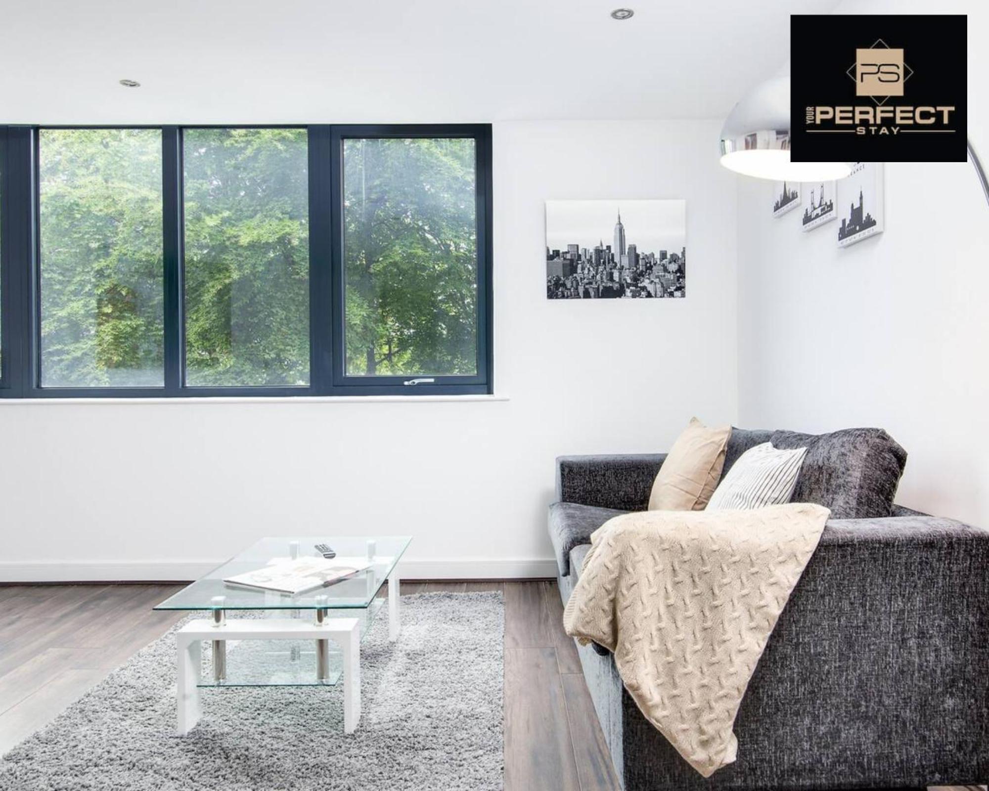 Luxe Modern Apartment By Your Perfect Stay Short Lets Birmingham Buitenkant foto